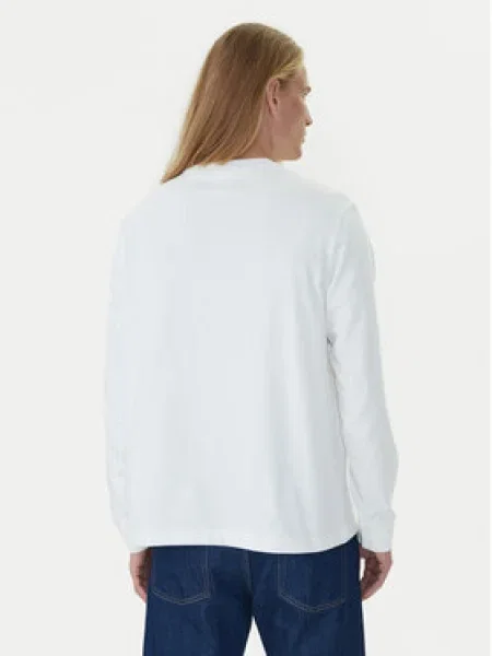 Hosszú ujjú póló Calvin Klein fehér