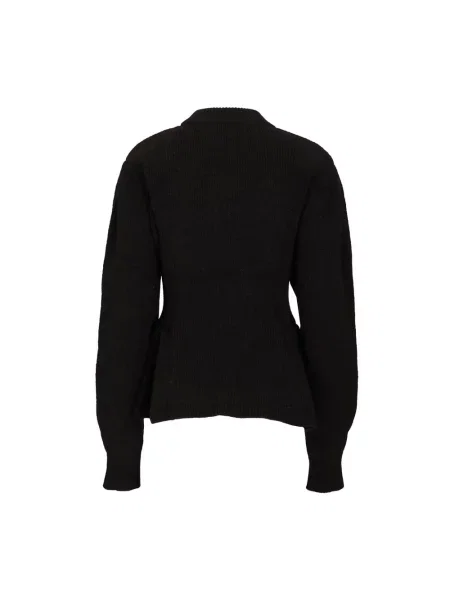 Rotate sweter z wełną czarny