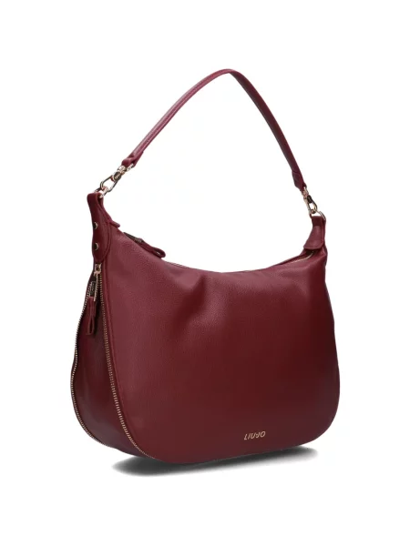 Torebka skórzana Liu Jo skórzana fioletowa