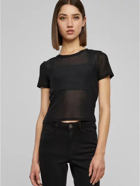 Koszulka Urban Classics z siateczką czarna