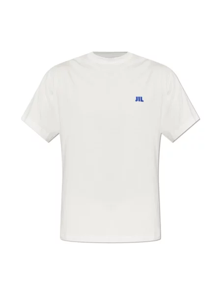 Koszulka Jil Sander z logo biała