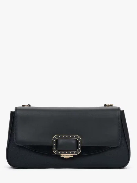 Кожаная сумка Cromia черная