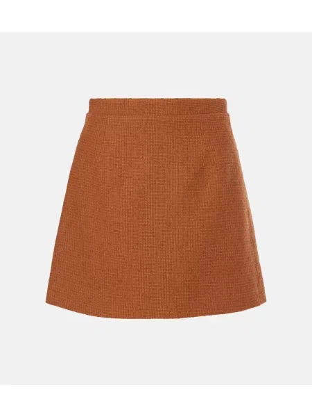 Spódnica Patou wełniana beżowa