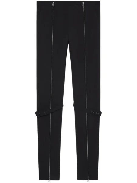 Pantaloni Courreges de lână negru