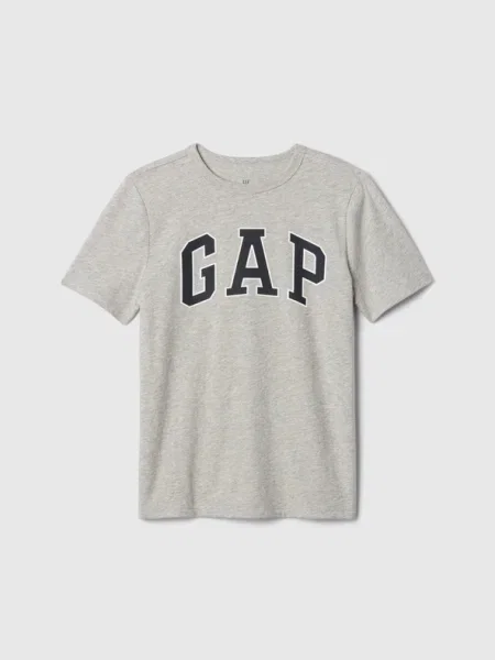 GAP Tricou amestecat / negru / alb gri