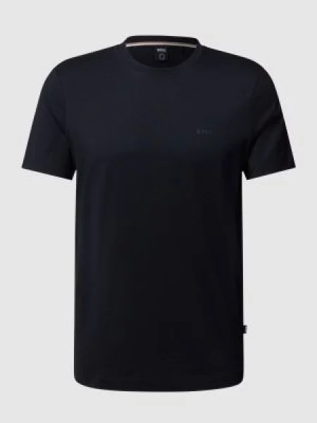 T-shirt z bawełny model ‘Thompson’ Boss niebieska