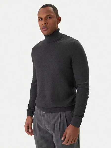 Jack & Jones Golf Emil Knit Roll szary