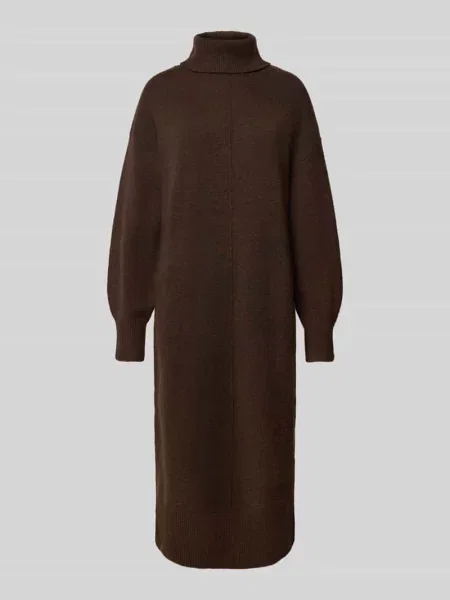 Sukienka o kroju oversized z dzianiny z dodatkiem wełny model ‘MALOU’ Pieces