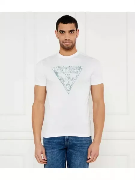GUESS Tricou alb