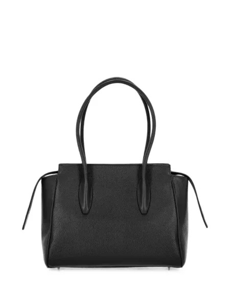 Δερμάτινη τσάντα Furla μαύρο