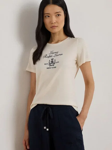 Lauren Ralph Lauren Majica kratkih rukava bež