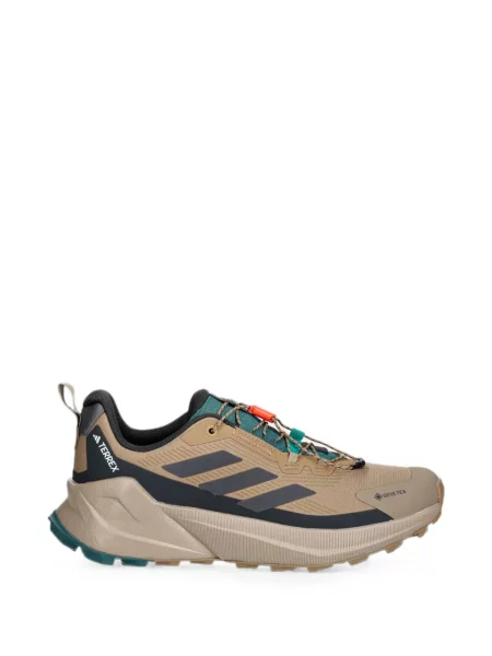 Košulja Adidas s platformom s printom s kapuljačom žuta