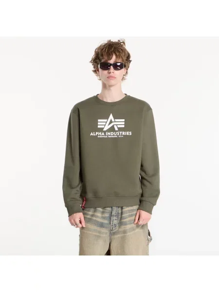 Hanorac Alpha Industries cu autograf măslin