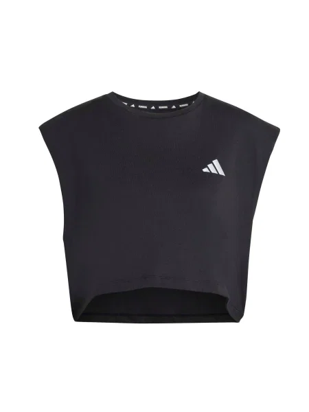 ADIDAS PERFORMANCE Sport top Essentials' negru