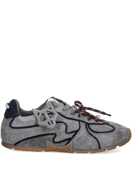Sneakerși Naked Wolfe cu aplicații gri