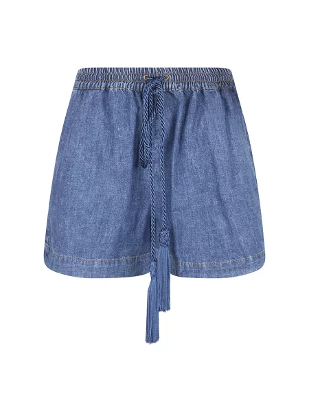 Szorty jeansowe Valentino Garavani niebieskie