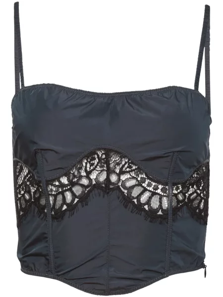 Sutien Fleur Du Mal din dantelă albastru