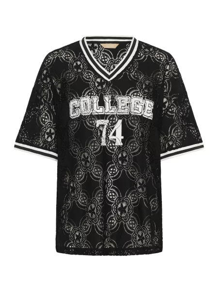CULTURE Tricou CUCollege negru alb
