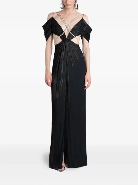 Rochie maxi Costarellos negru