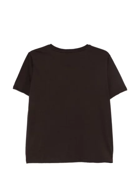 Tricou Gant cu broderie maro