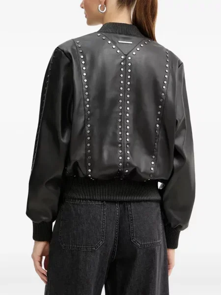 Geacă bomber Karl Lagerfeld cu tepi negru