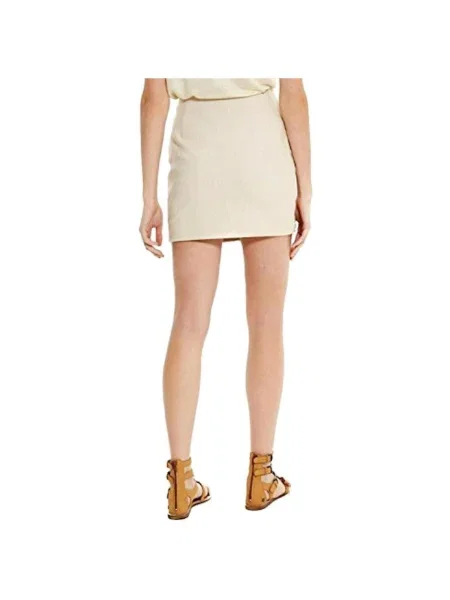 Fustă din denim Pepe Jeans bej