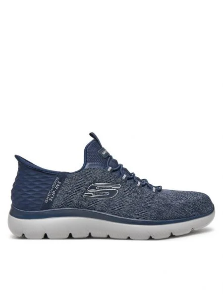 Skechers Sneakersy Key Pace NVY Tmavomodrá