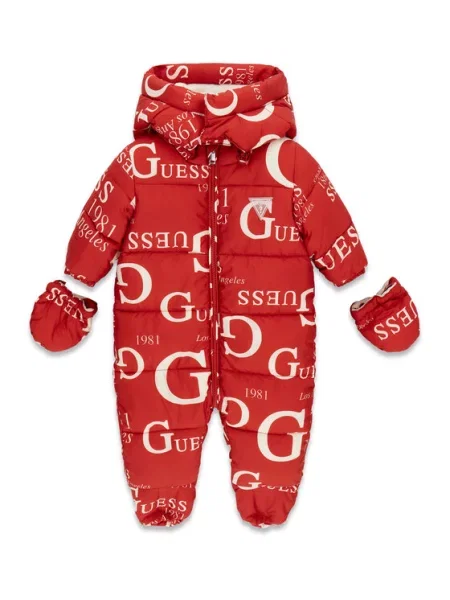 Salopetă copii Guess roșu