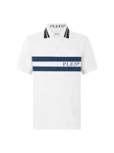 Koszulka polo Philipp Plein z logo biała