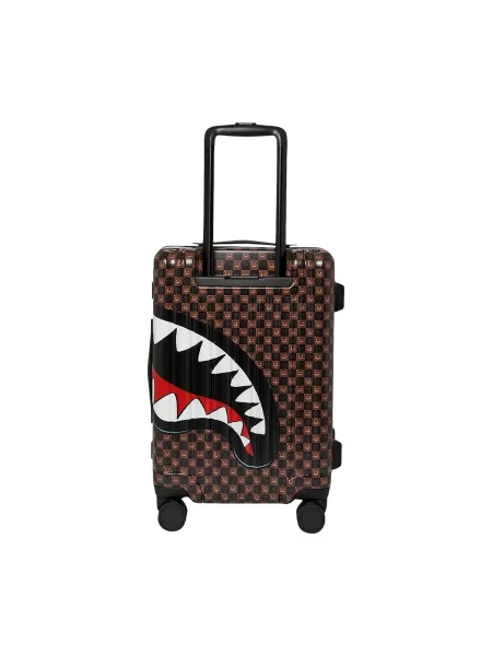 Sprayground Valiză Sharks In Paris WTF Bubbly | 45 x 33 x 21 cm maro