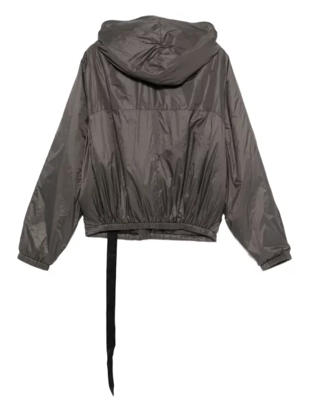 Geacă Rick Owens Drkshdw cu glugă gri