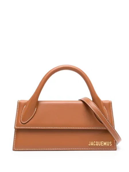 Geantă shopper Jacquemus maro