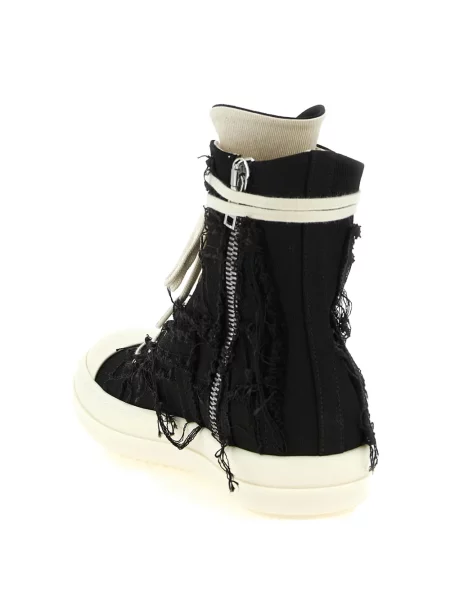 Маратонки Rick Owens Drkshdw с връзки с дантела черно