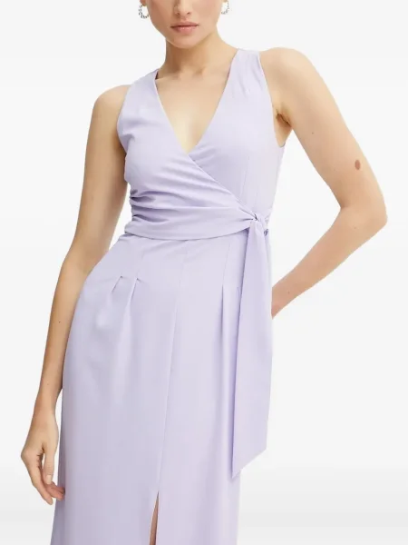 Rochie midi Patrizia Pepe până la genunchi de costum violet