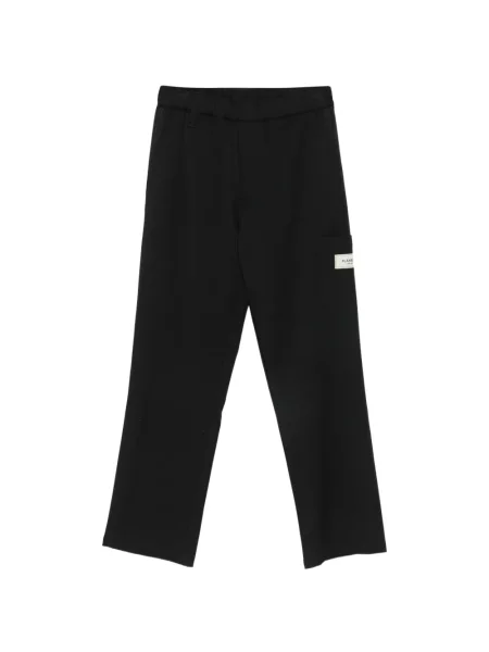 Pantaloni cargo Flâneur cu autograf negru