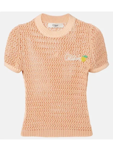 Top Chloé portocaliu