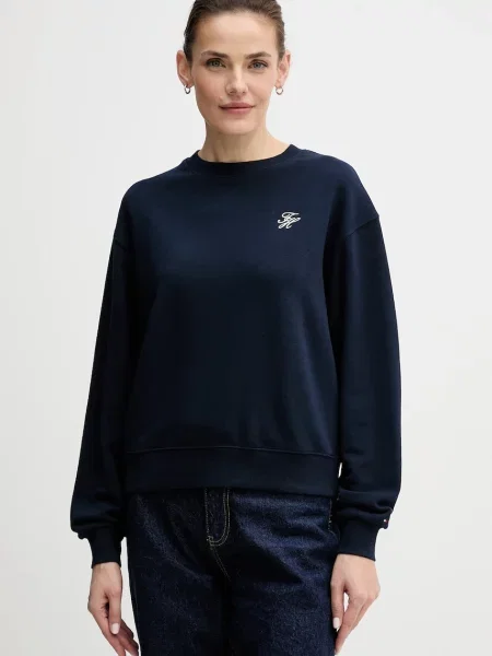 Tommy Hilfiger bluza granatowy z aplikacją