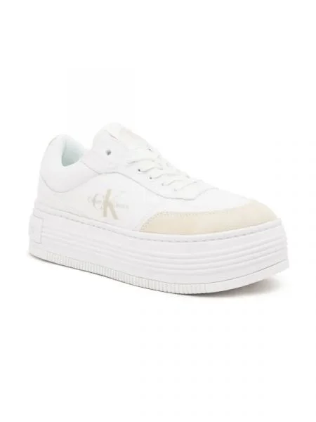 Calvin Klein Jeans Sneakers BOLD PLATF LOW LACE MIX ML BTW alb
