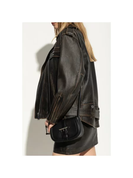 Torebka Alexander Mcqueen skórzana czarna