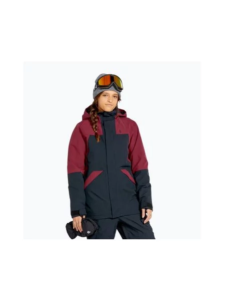 Куртка сноубордична Volcom Shelter 3D Stretch burgundy бордова