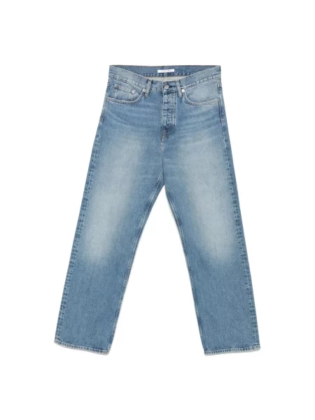 Jeansy straight leg Sunflower niebieskie