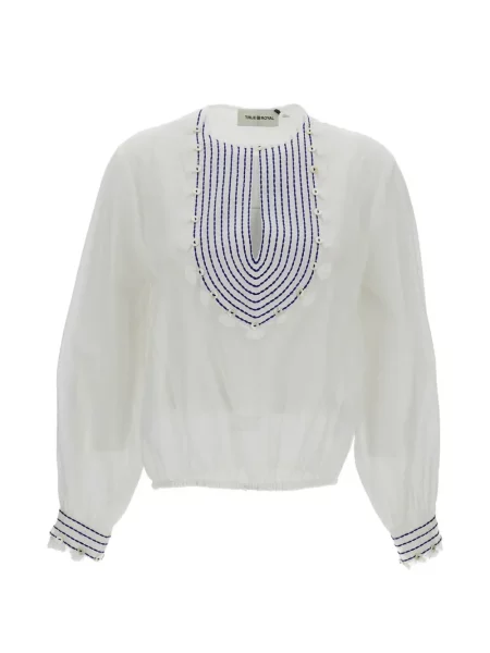 Haftowana bluzka True Royal biała