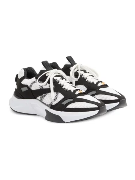 Lniane sneakersy Valentino białe