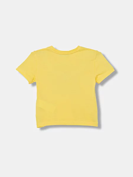 United Colors of Benetton tričko s bavlnou žluté