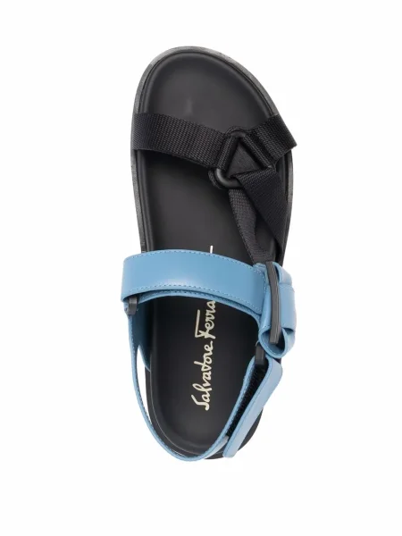Sandale Ferragamo din piele albastru