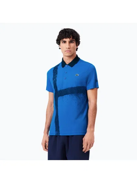 Bărbați Lacoste Polo Tennis Shirt gipsy albastru