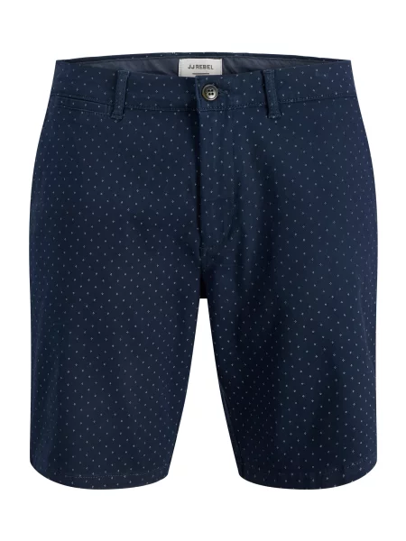 JJ Rebel Pantaloni eleganți JREBSHARP bleumarin alb