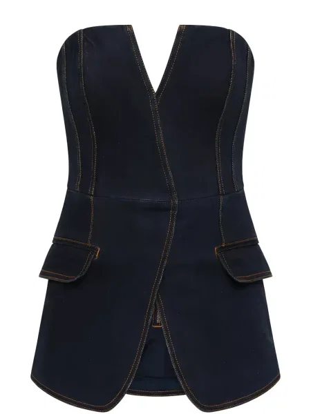 Top Rebecca Vallance niebieski