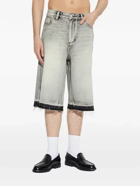Džínové šortky Misbhv šedé