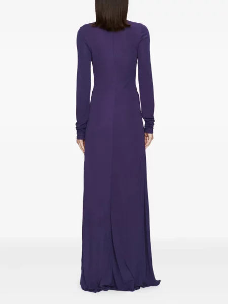 Rochie maxi Christopher Esber lungă de costum violet